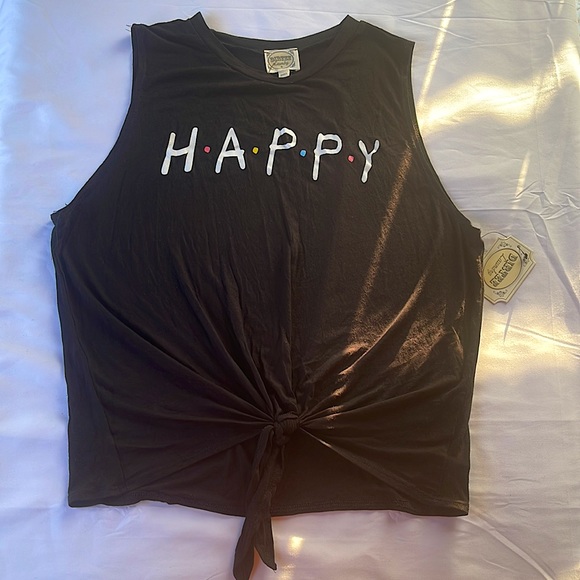 Dirtee Laundry Happy Tank Top - Picture 1 of 9